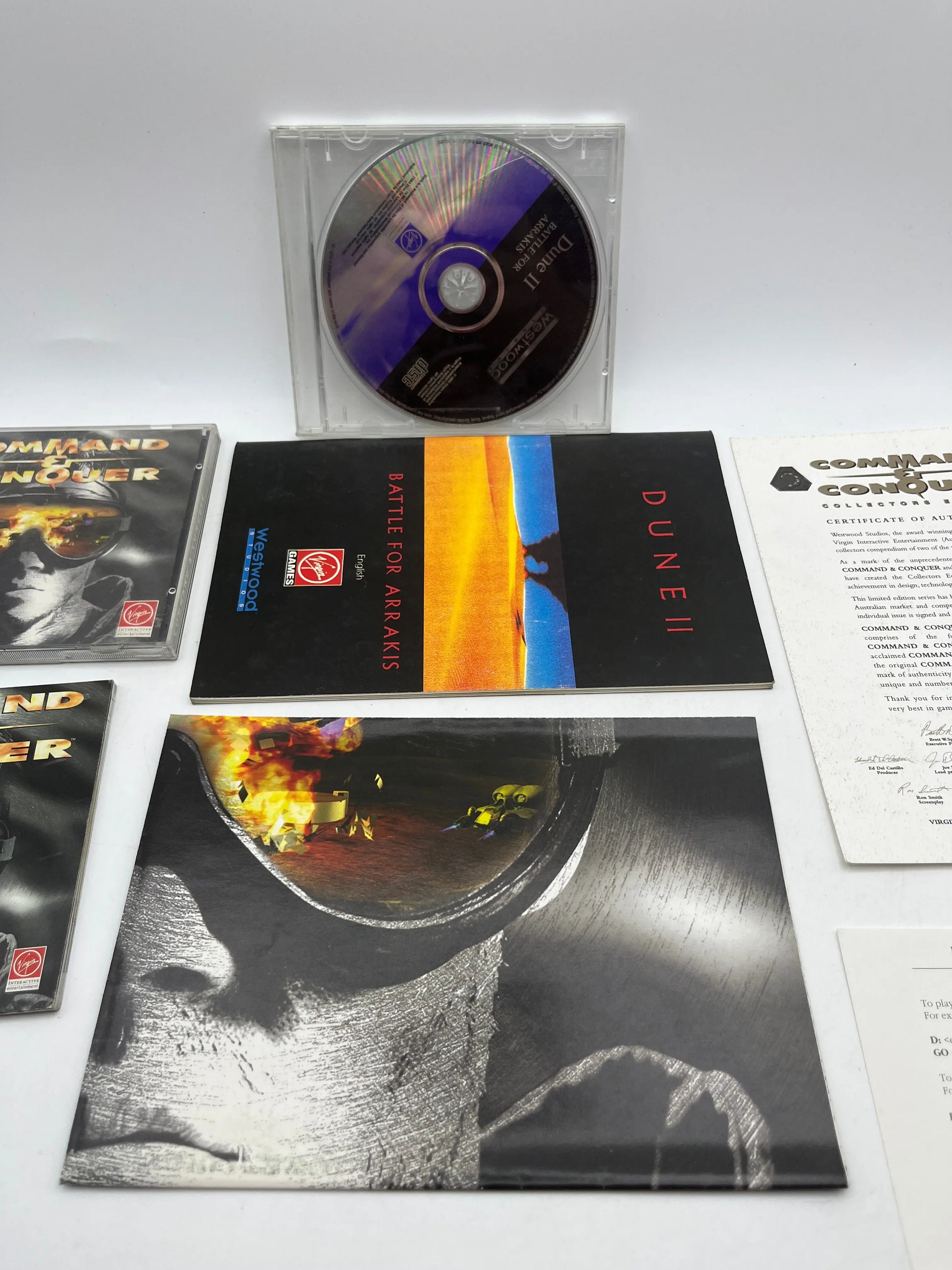 Command & Conquer Collectors Edition (Dune II) PC game Original 96 Vintage CDROM FRENLY BRICKS - Open 7 Days