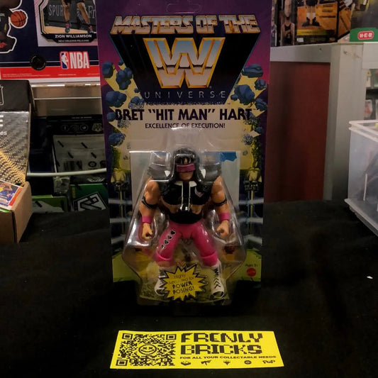 Masters of the WWE Universe Bret “Hit Man” Hart New Action Figure FRENLY BRICKS - Open 7 Days