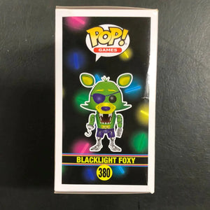 Funko Pop! Vinyl: Five Nights at Freddy's - Foxy - (Black Light) FRENLY BRICKS - Open 7 Days