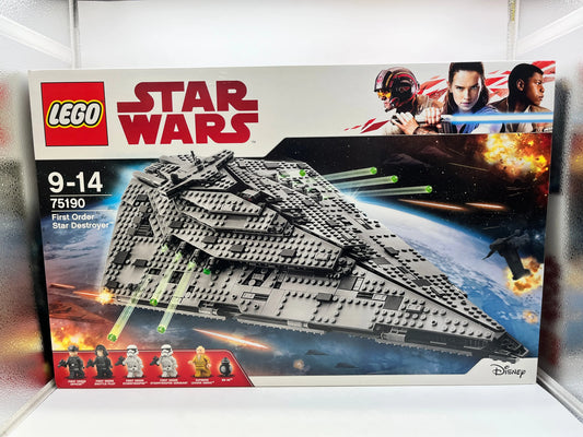 Lego Star Wars - First Order Star Destroyer 75190 - Sealed FRENLY BRICKS - Open 7 Days