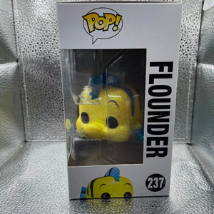 Funko POP Disney Flounder Little Mermaid 237 Exclusive Diamond Collection FRENLY BRICKS - Open 7 Days