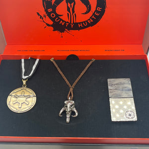 Star Wars The Mandalorian Jewelry Set Limited Exclusive Edition Beskar FRENLY BRICKS - Open 7 Days