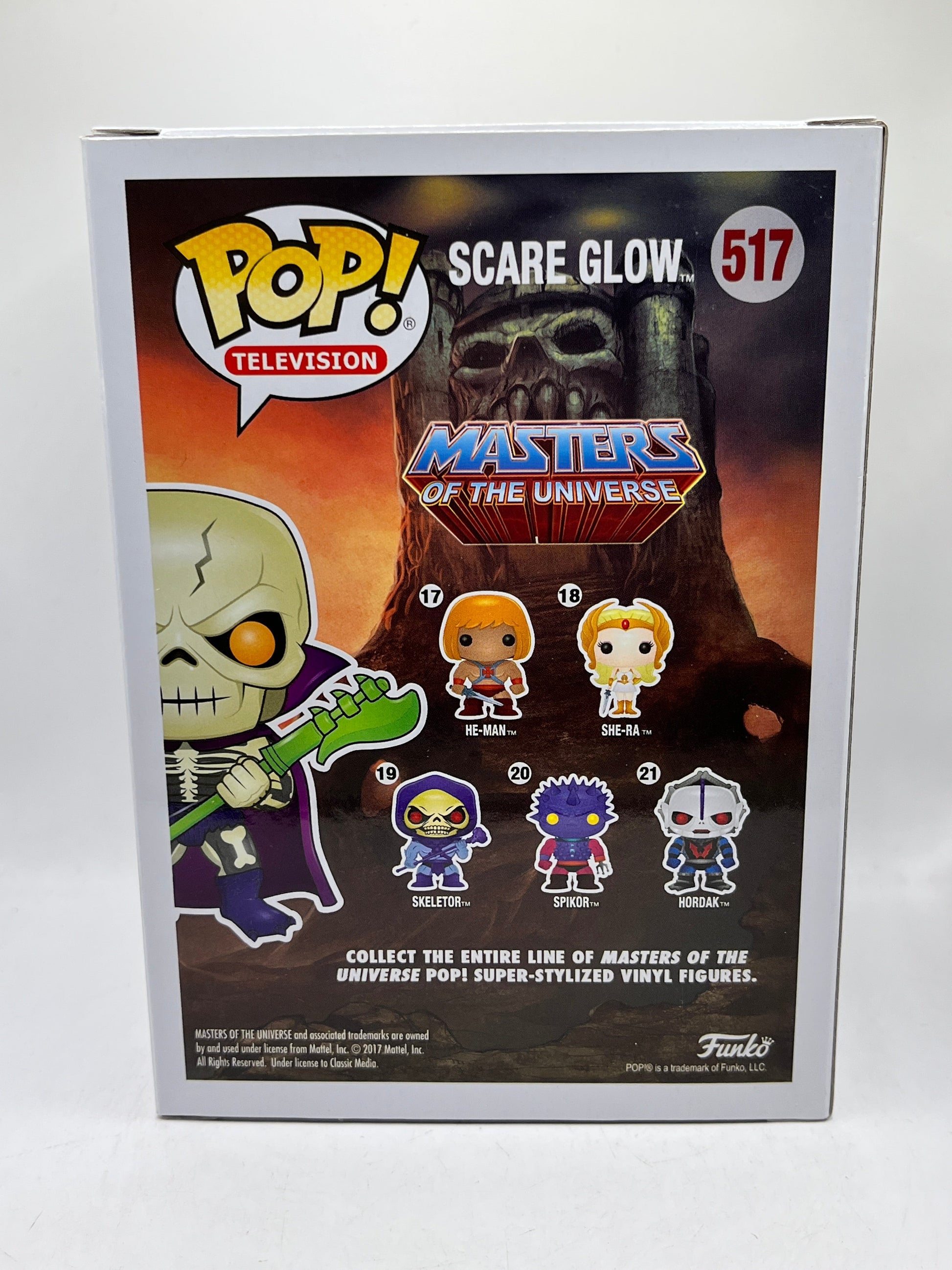 Funko POP! Television Masters Of The Universe - Scare Glow #517 - Glow 2017 Exclusive FRENLY BRICKS - Open 7 Days