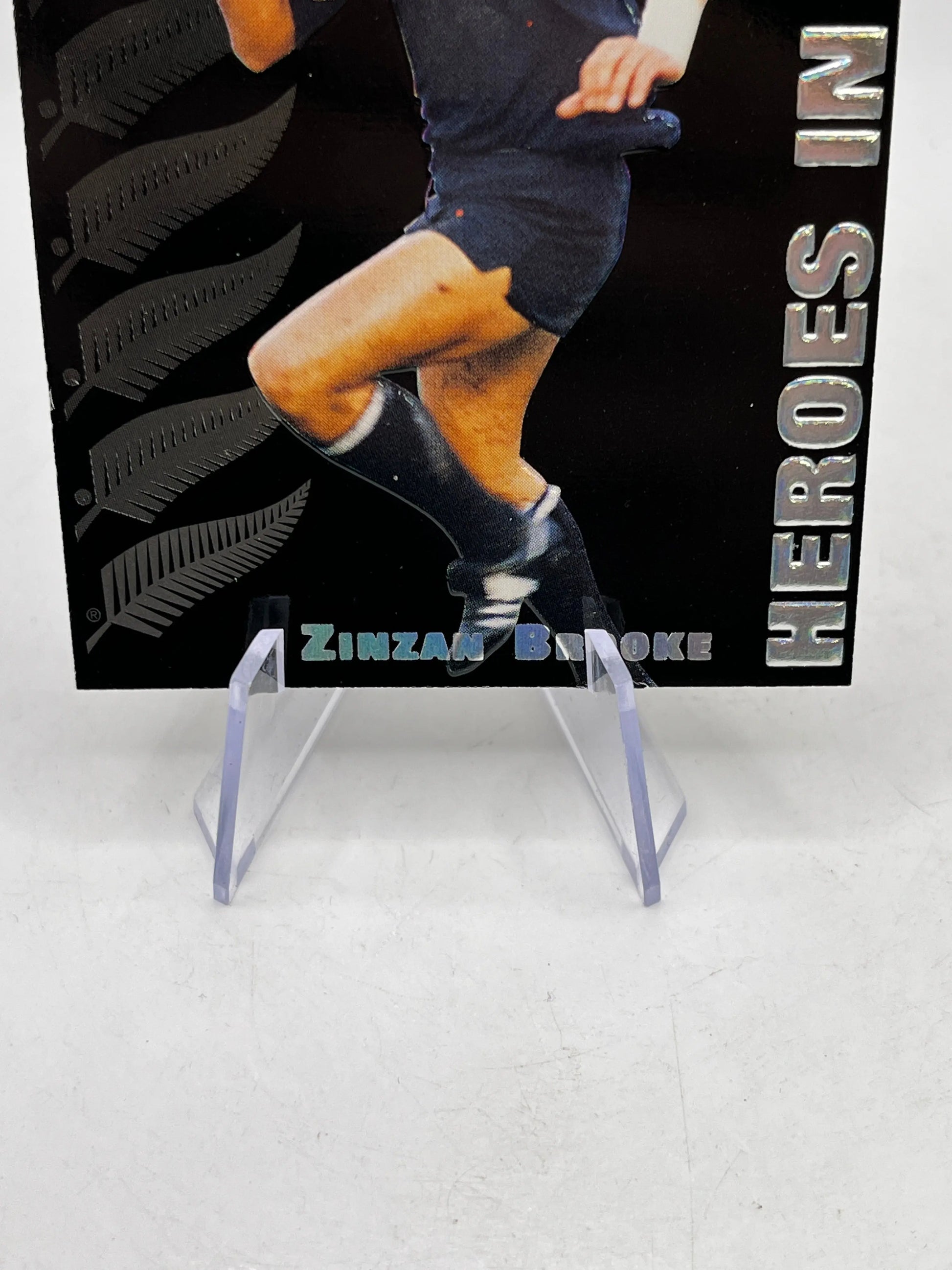 Zinzan Brooke - 1995 Dynamic Marketing All Blacks -  Heroes In Black - H2 FRENLY BRICKS - Open 7 Days