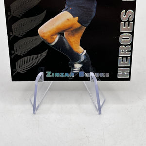 Zinzan Brooke - 1995 Dynamic Marketing All Blacks -  Heroes In Black - H2 FRENLY BRICKS - Open 7 Days
