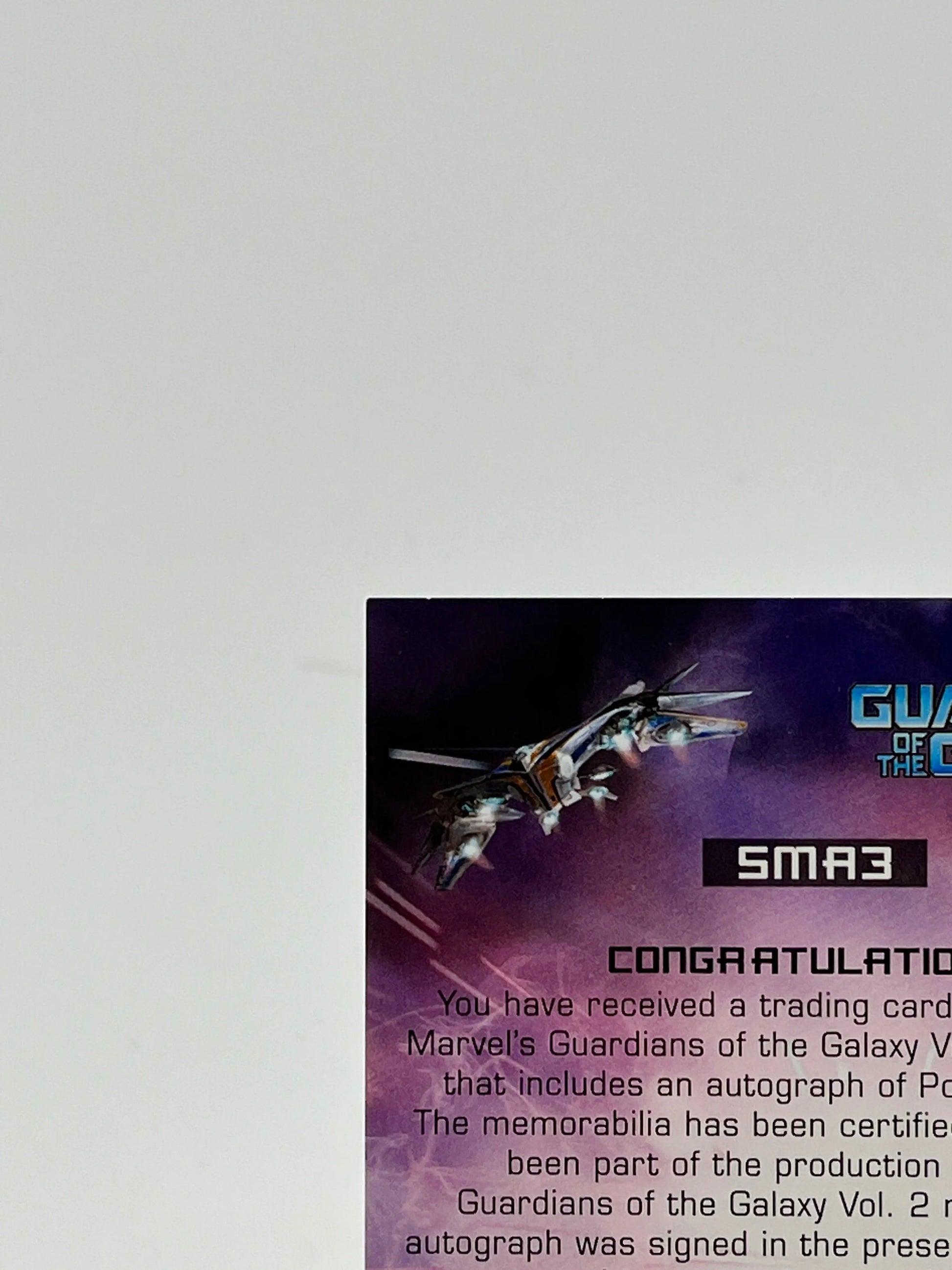 Upper Deck - Marvel Guardians of the Galaxy Volume 2 - Pom Klementieff #SMA3 Auto FRENLY BRICKS - Open 7 Days