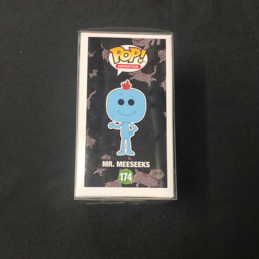 Funko Pop! Animation: Rick & Morty #174 Mr. Meeseeks Vinyl Action Figure CHASE EDITION FRENLY BRICKS - Open 7 Days