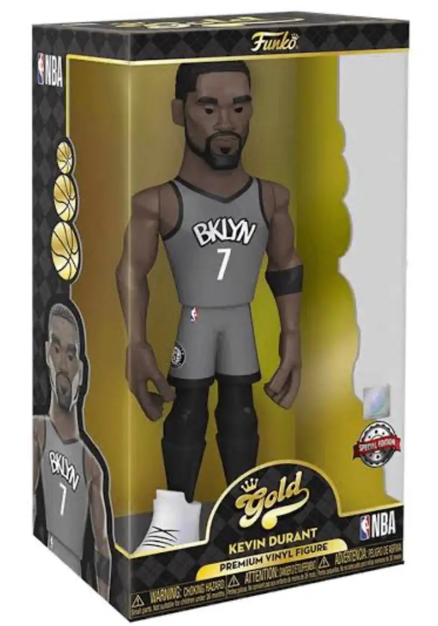 FUNKO Figura NBA Nets Gold 12" Kevin Durant FRENLY BRICKS - Open 7 Days