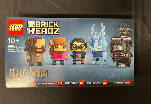 LEGO Brick Headz - Harry Potter 5 Pack - Sirius Black #225 Hermione Granger #222 Harry Potter #221 Stag Patronus #223 Dementor #224 FRENLY BRICKS - Open 7 Days