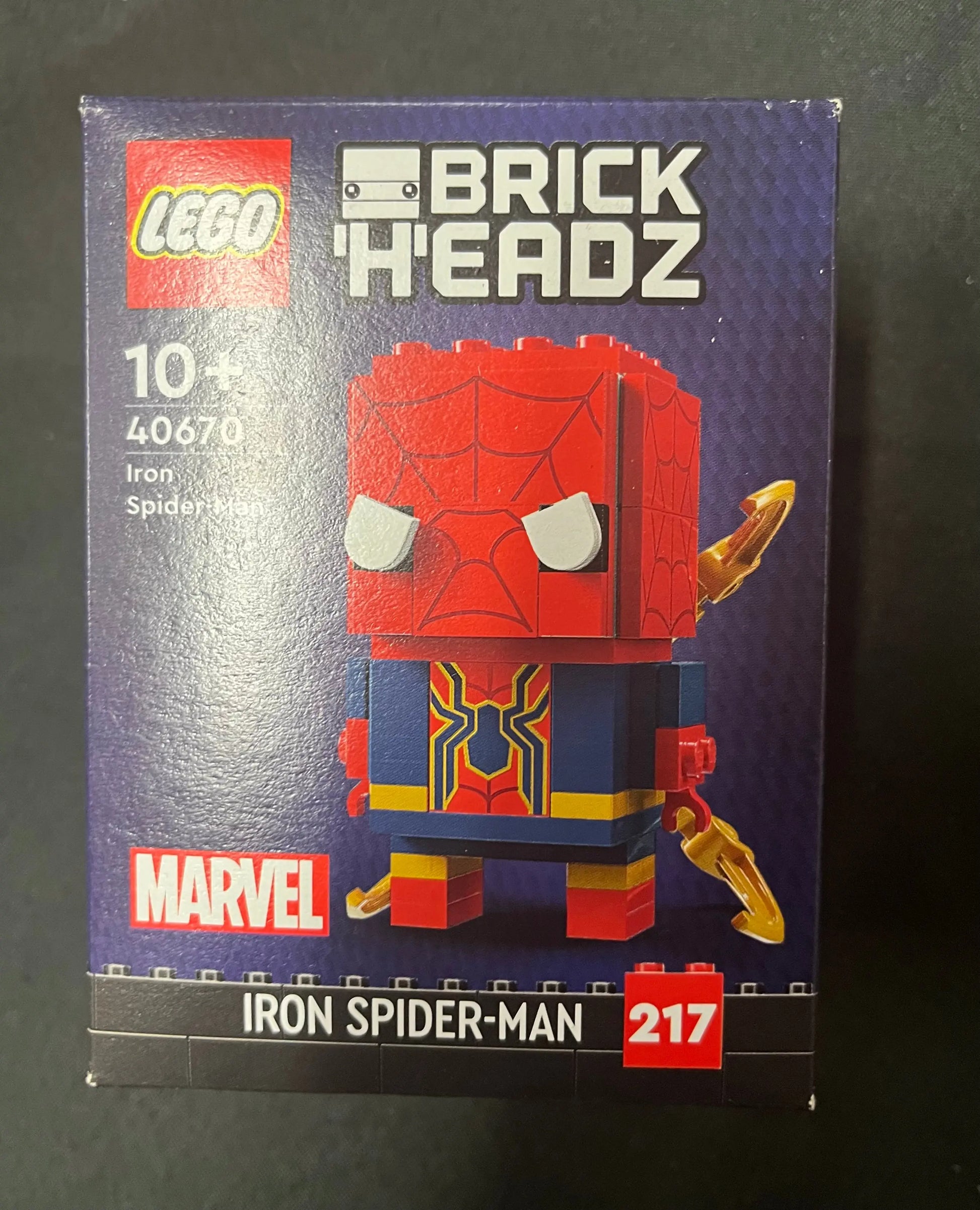 LEGO BrickHeadZ - Iron Spider-Man #217 40670 FRENLY BRICKS - Open 7 Days