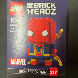 LEGO BrickHeadZ - Iron Spider-Man #217 40670 FRENLY BRICKS - Open 7 Days