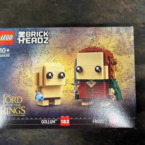 LEGO Brick Headz Gollum #183 Frodo #184 Lord of the Rings Twin Pack 40630 FRENLY BRICKS - Open 7 Days