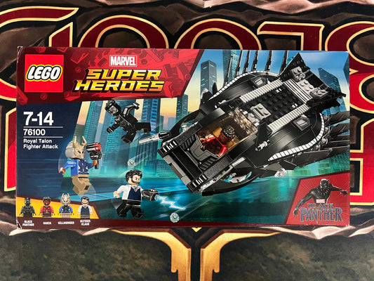 LEGO Marvel - Black Panther - Royal Talon Fighter Attack 76100 FRENLY BRICKS - Open 7 Days