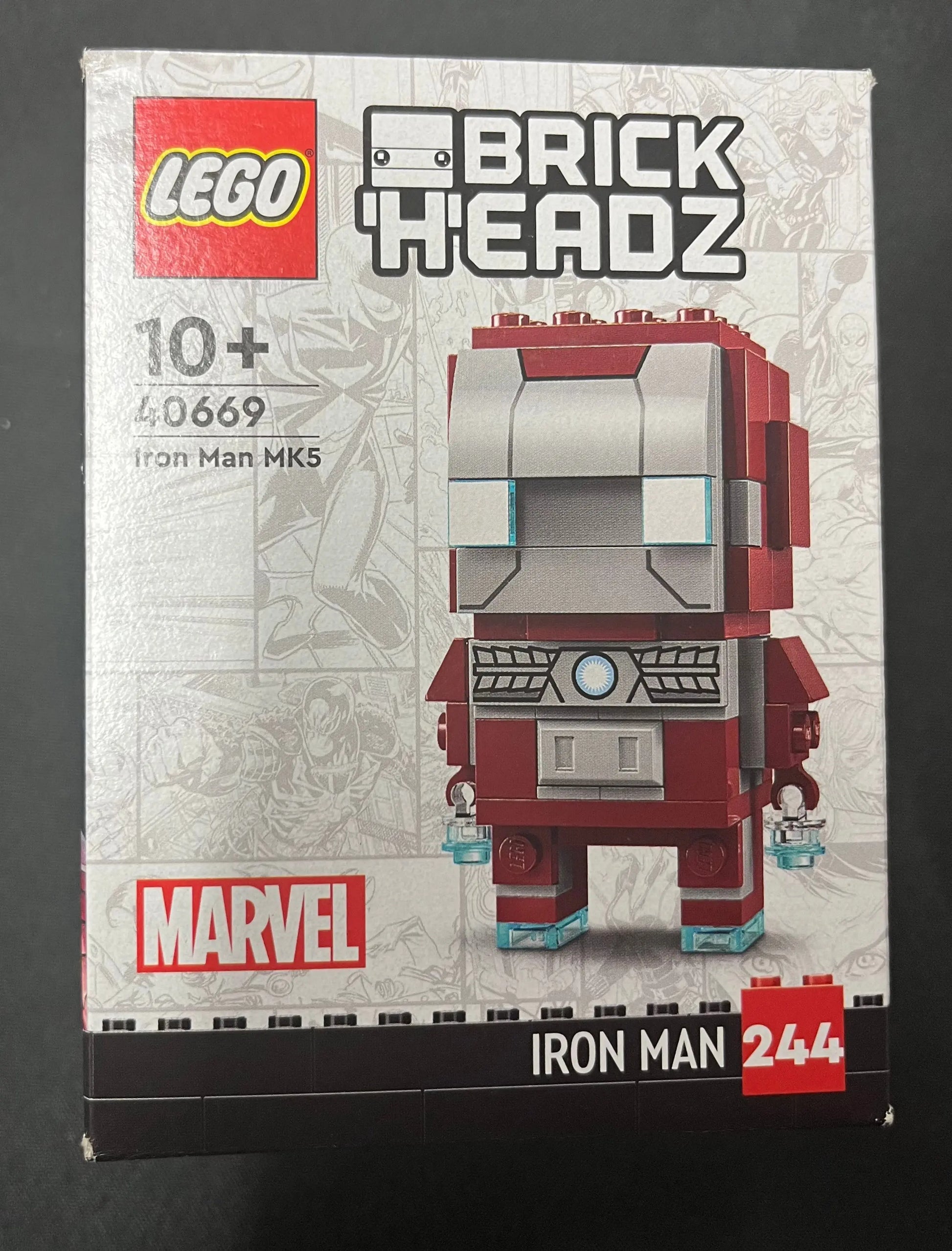 LEGO BrickHeadZ - Iron Man MK5 #244 40669 FRENLY BRICKS - Open 7 Days