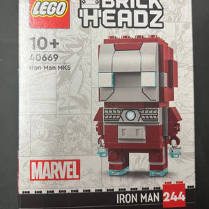 LEGO BrickHeadZ - Iron Man MK5 #244 40669 FRENLY BRICKS - Open 7 Days