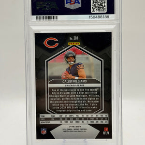 2024 Panini Mosaic - Rookies Caleb Williams #301 Camo Pink Mosaic Prizm PSA 9 FRENLY BRICKS - Open 7 Days