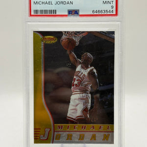 1996-97 Bowman's Best Michael Jordan #80 PSA 9 Mint Bulls HOF FRENLY BRICKS - Open 7 Days
