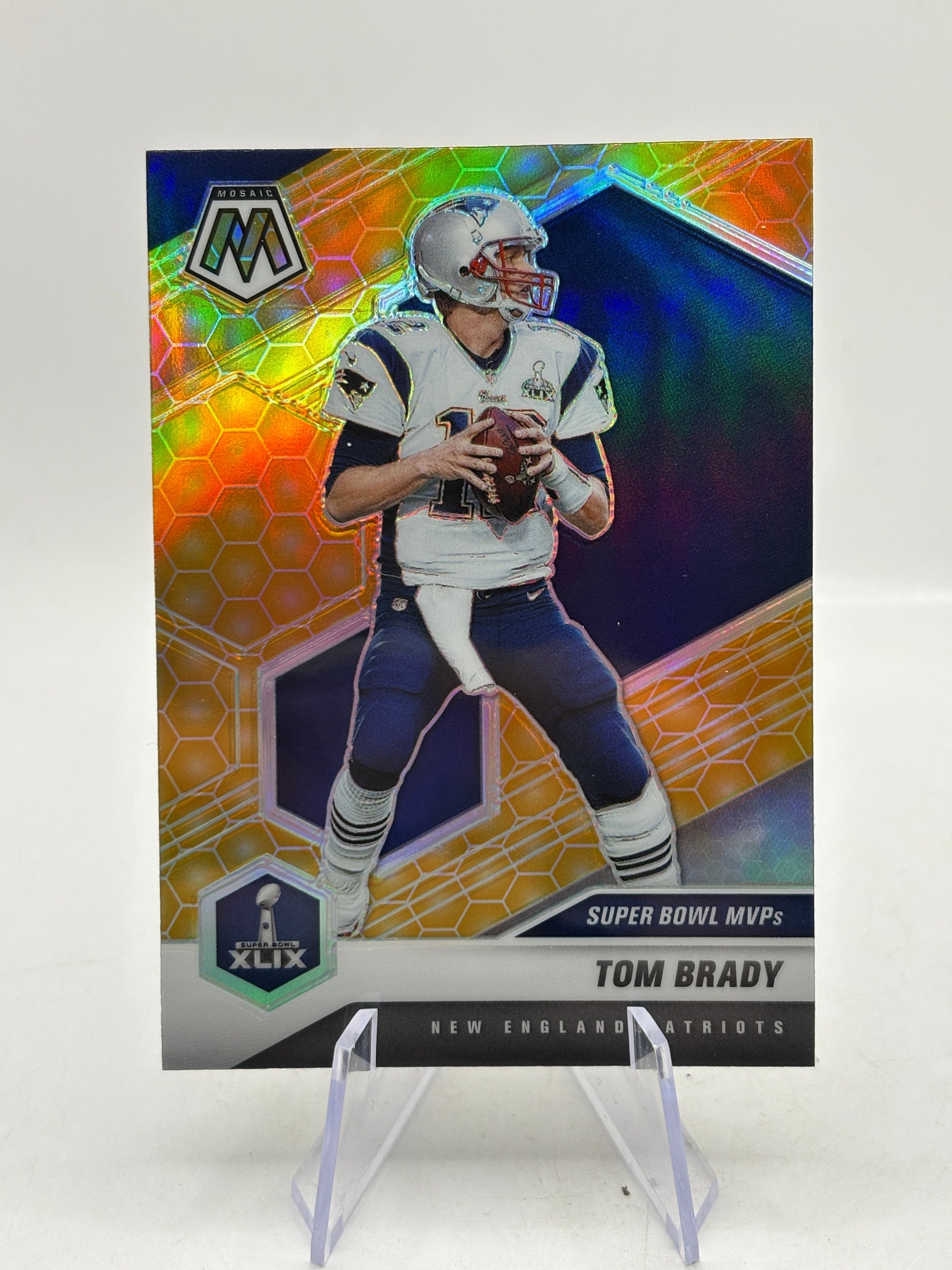 2021 Panini Mosaic Tom Brady Honeycomb SSP #283 New England Patriots LP/NM FRENLY BRICKS - Open 7 Days