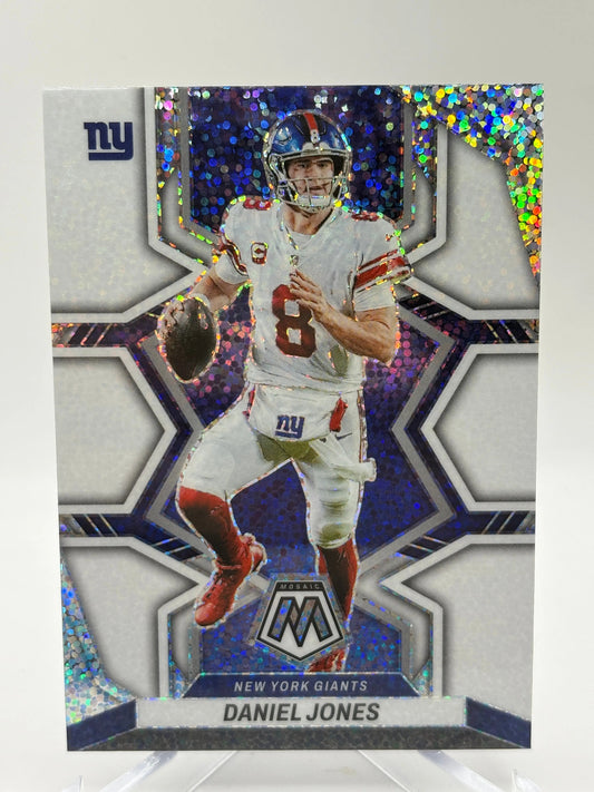 2022 Panini Mosaic Football #145 Daniel Jones White Sparkle Prizm FRENLY BRICKS - Open 7 Days