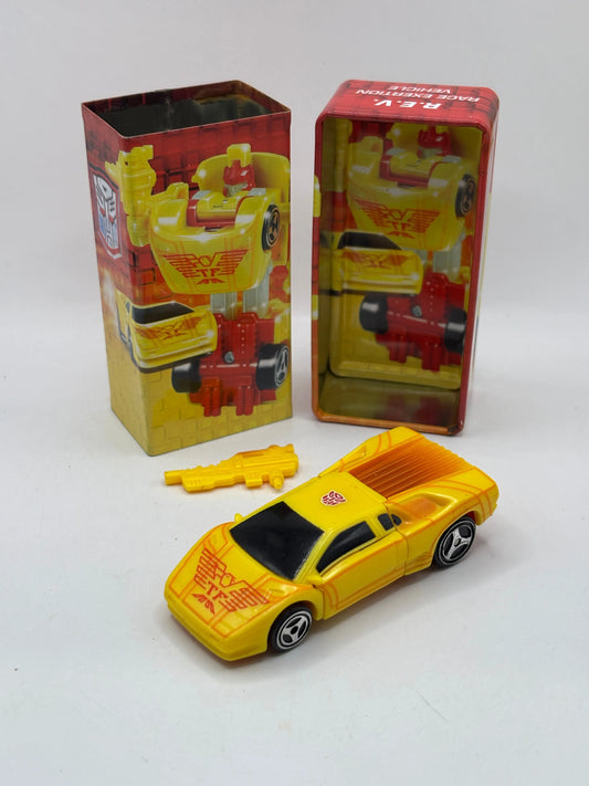 2001 Vintage Transformers R.E.V Race Exertion Vehicle Tiny Tins Action Figure FRENLY BRICKS - Open 7 Days
