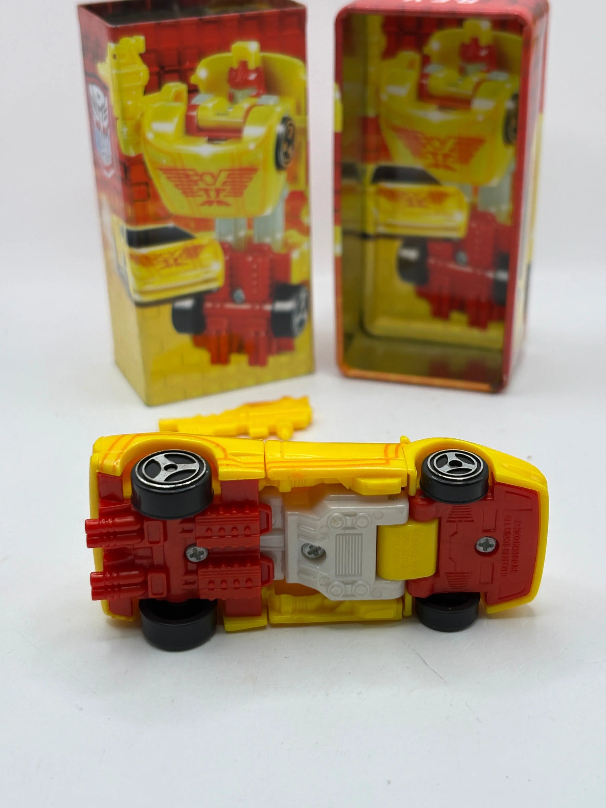 2001 Vintage Transformers R.E.V Race Exertion Vehicle Tiny Tins Action Figure FRENLY BRICKS - Open 7 Days