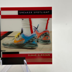 2024 Panini Noir DeMar DeRozan Sneaker Spotlight Holo #/99 Chicago Bulls FRENLY BRICKS - Open 7 Days
