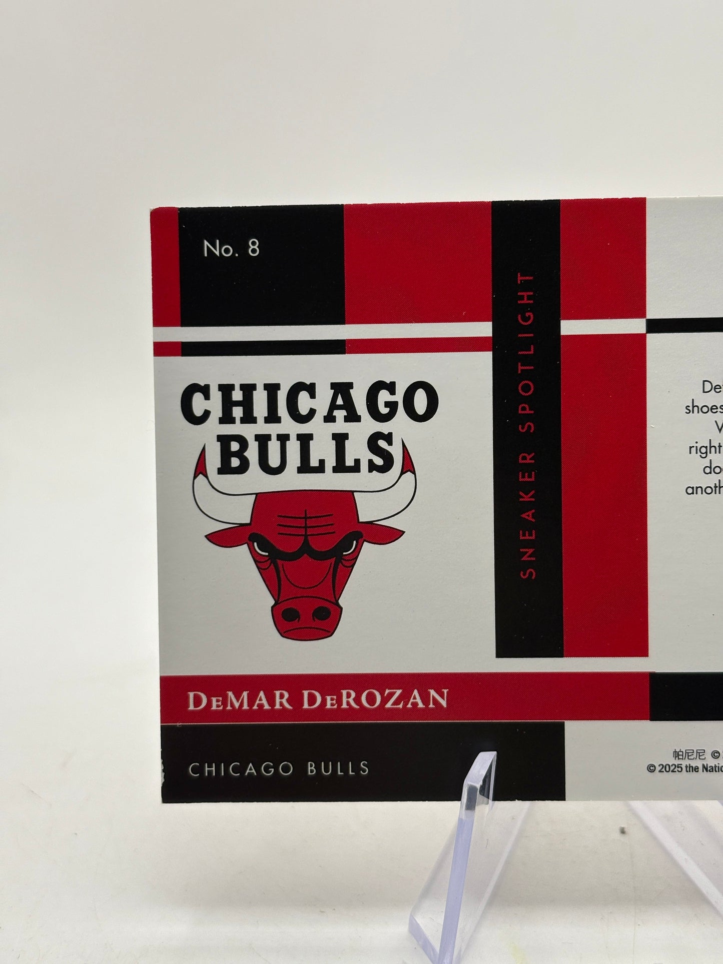 2024 Panini Noir DeMar DeRozan Sneaker Spotlight Holo #/99 Chicago Bulls FRENLY BRICKS - Open 7 Days