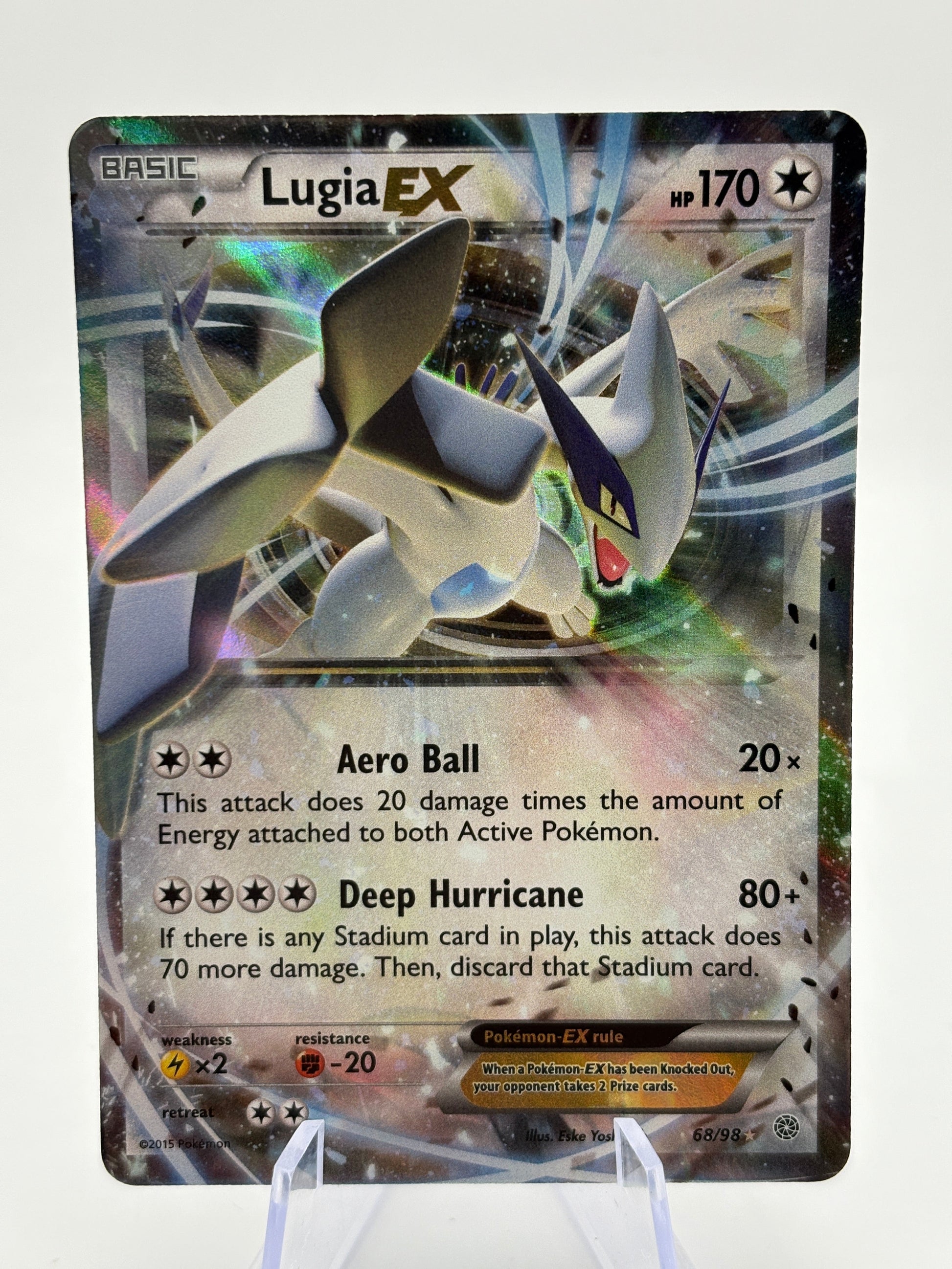 Pokemon TCG XY Ancient Origins - Lugia EX 68/98 Rare NM (1) FRENLY BRICKS - Open 7 Days