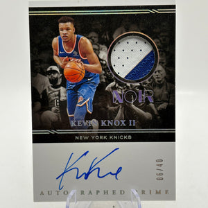 2020-21 Panini Noir - Kevin Knox II #APC-KKX On Card Auto Patch /40 FRENLY BRICKS - Open 7 Days