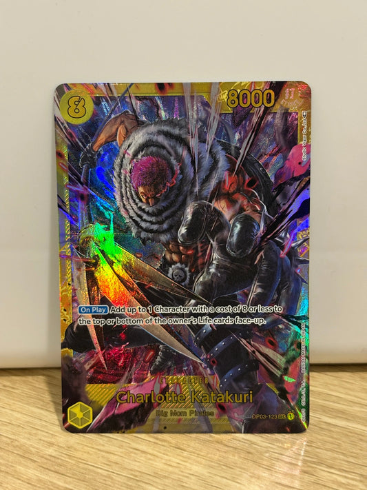 One Piece Card Game OP03-123 Charlotte Katakuri SEC PRB01 | English NM FRENLY BRICKS - Open 7 Days
