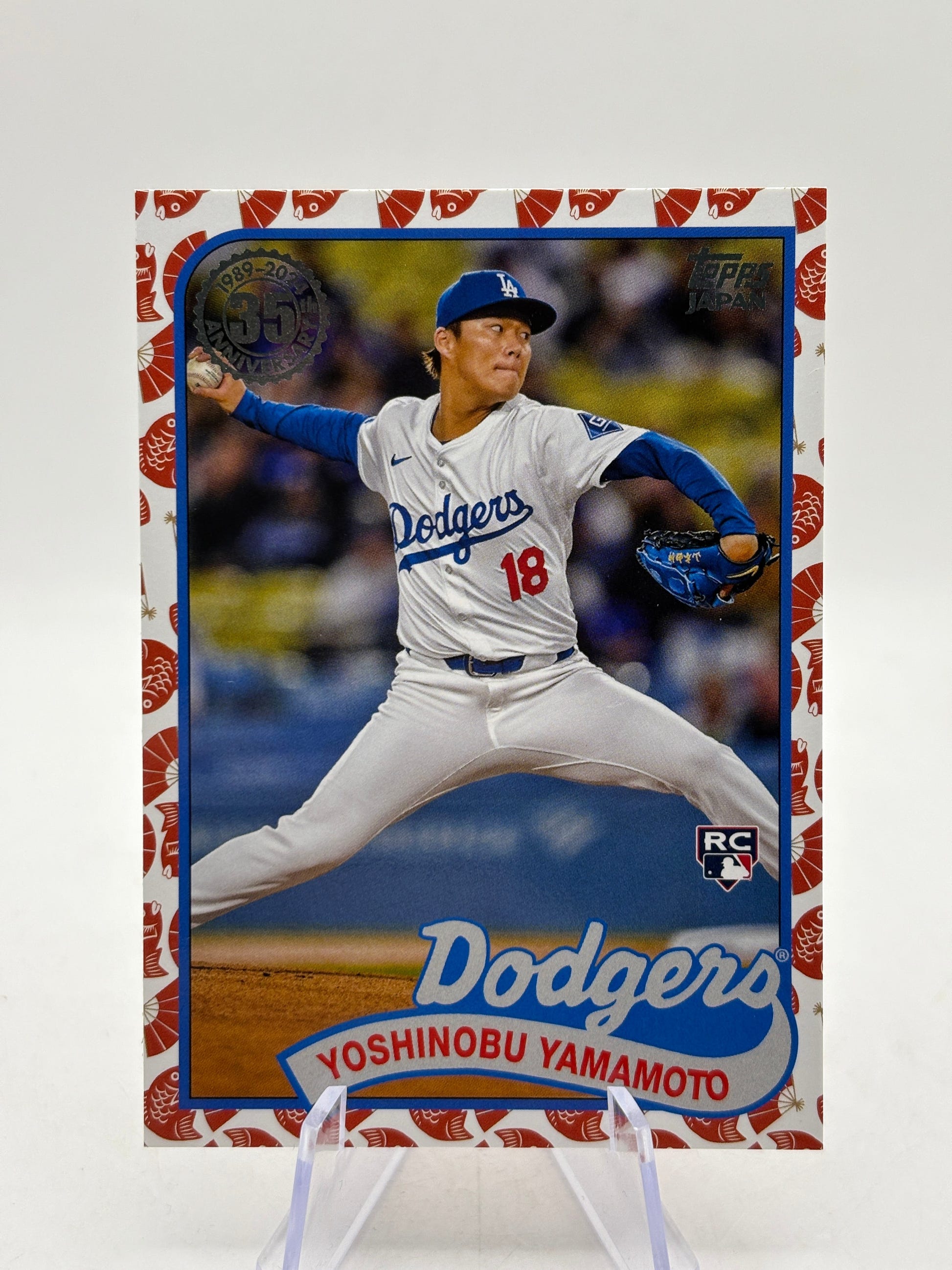 2024 Topps Japan Yoshinobu Yamamoto Koi Fish Rookie RC #89J-33 FRENLY BRICKS - Open 7 Days image 1