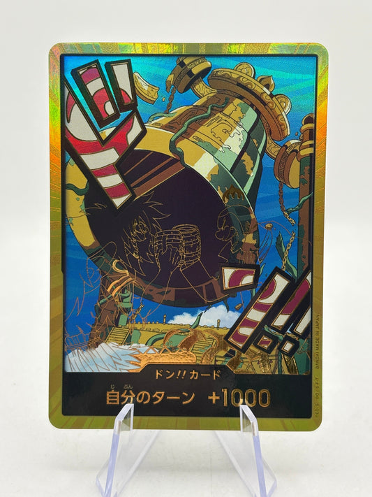 One Piece Japanese DON!! Card (Kalgara) (Gold) Premium Booster Vol. 2 Foil NM FRENLY BRICKS - Open 7 Days