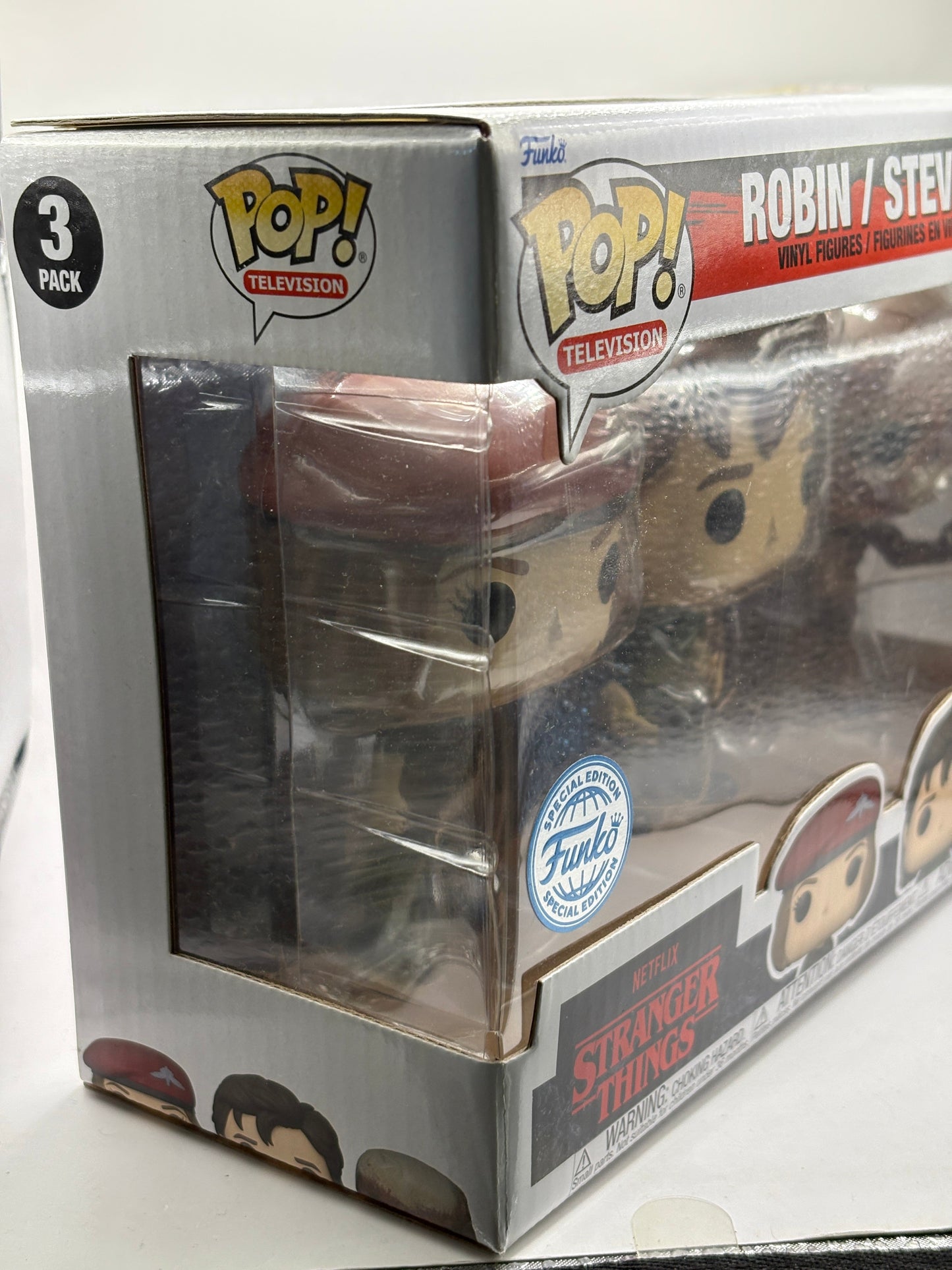 Funko POP! Television Stranger Things 3 Pack Robin, Steve, Vecna FRENLY BRICKS - Open 7 Days