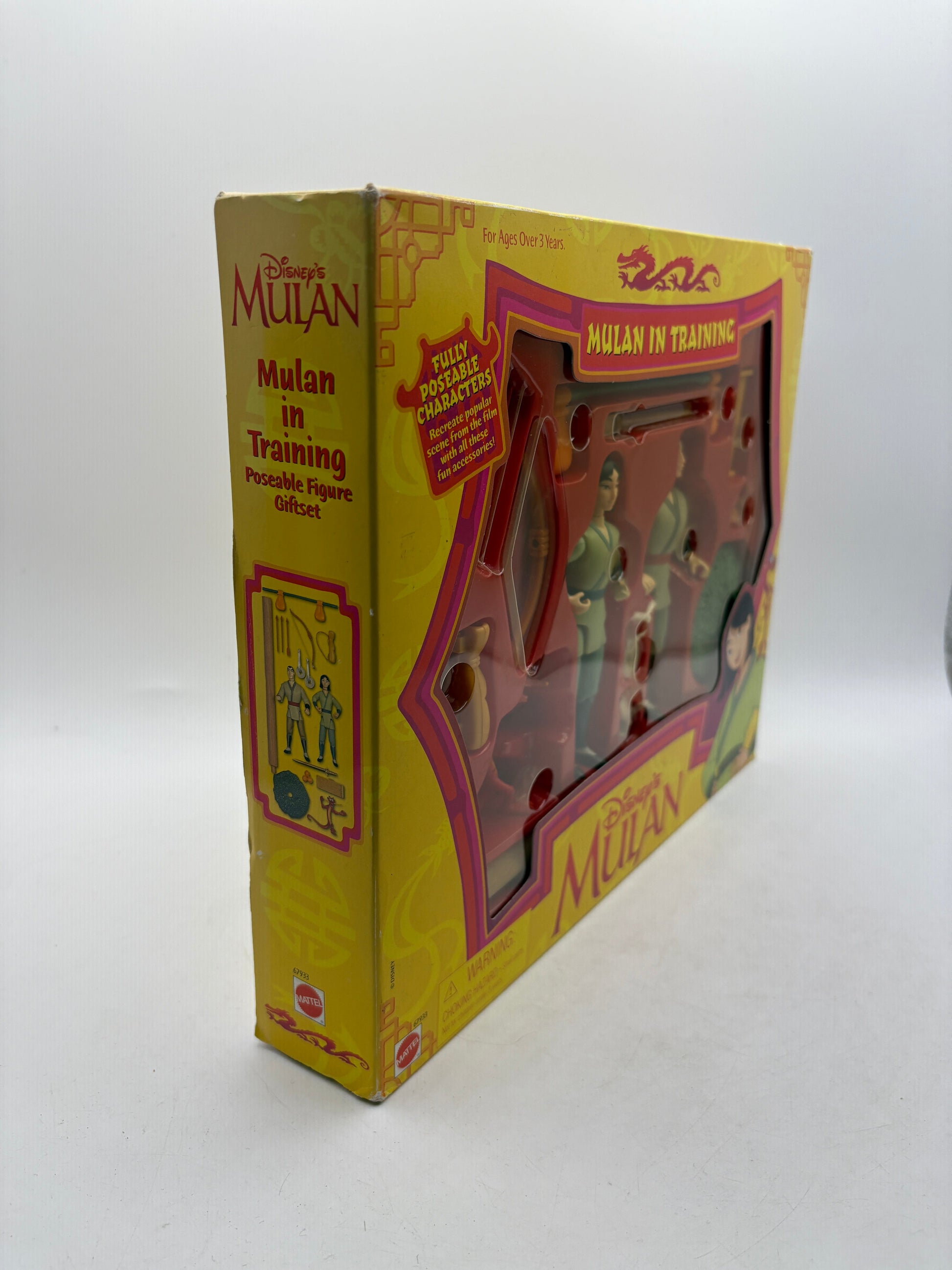 Rare Vintage Mattel 1998 Mulan In Training Set Factory Sealed Disneys Mulan FRENLY BRICKS - Open 7 Days