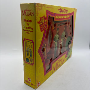 Rare Vintage Mattel 1998 Mulan In Training Set Factory Sealed Disneys Mulan FRENLY BRICKS - Open 7 Days