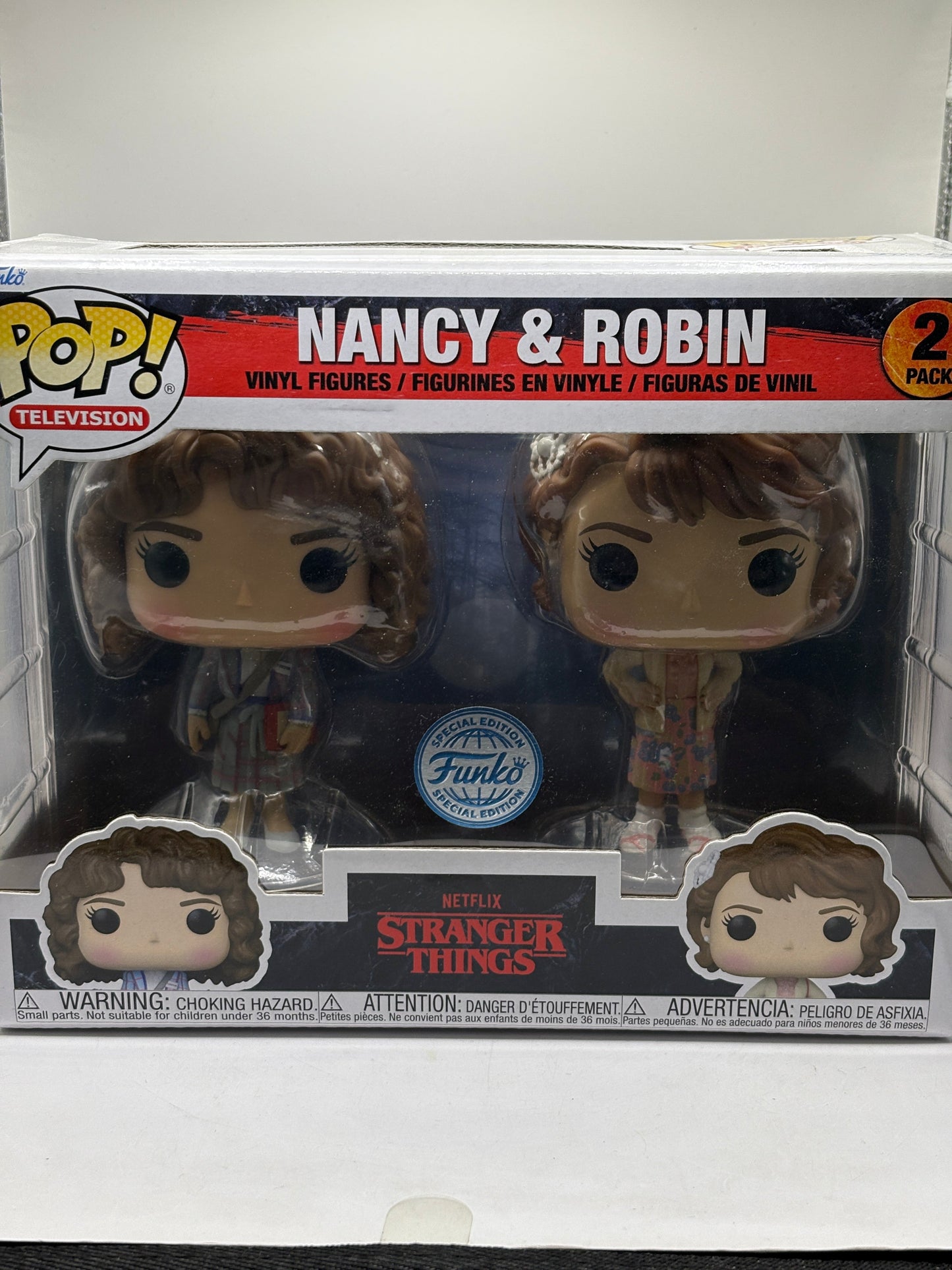 Funko POP! Television Stranger Things Nancy & Robin 2 Pack FRENLY BRICKS - Open 7 Days