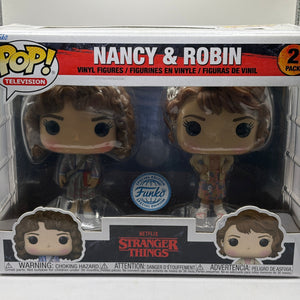 Funko POP! Television Stranger Things Nancy & Robin 2 Pack FRENLY BRICKS - Open 7 Days