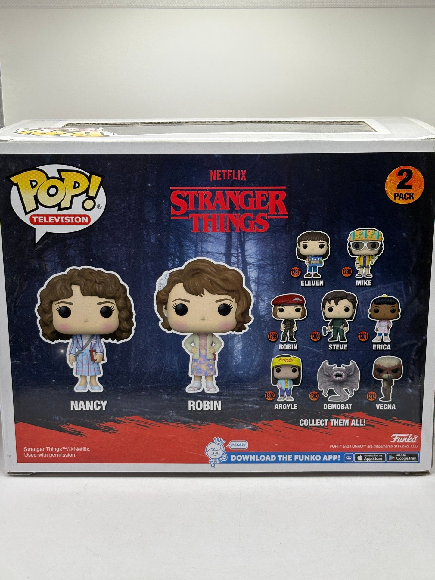 Funko POP! Television Stranger Things Nancy & Robin 2 Pack FRENLY BRICKS - Open 7 Days