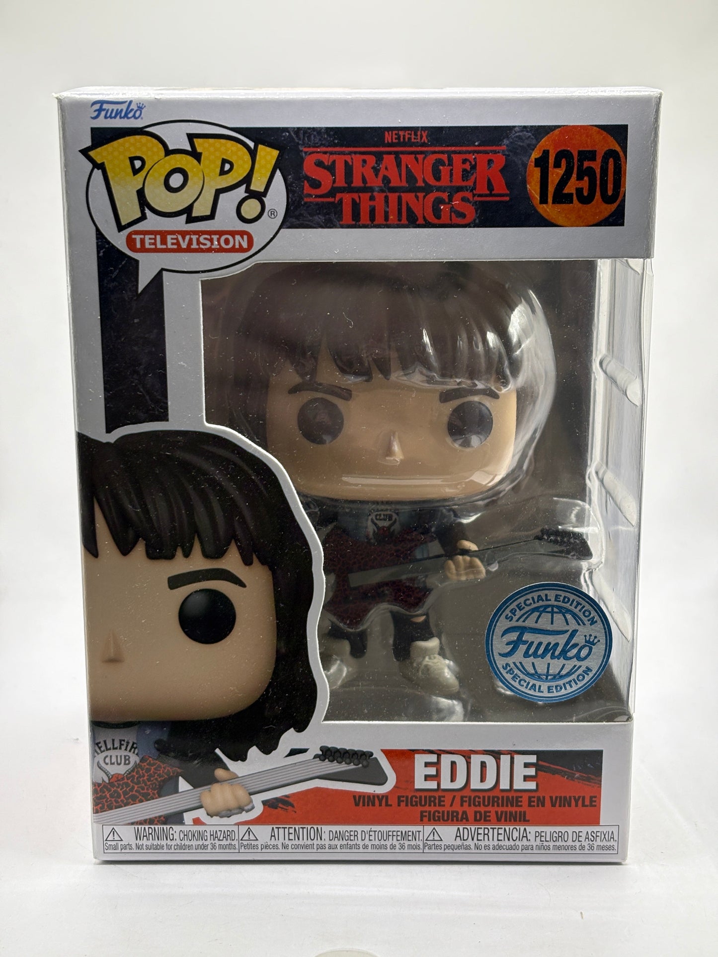 Funko POP! Television Stranger Things #1250 Eddie Vinyl Figure SE FRENLY BRICKS - Open 7 Days