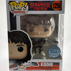 Funko POP! Television Stranger Things #1250 Eddie Vinyl Figure SE FRENLY BRICKS - Open 7 Days