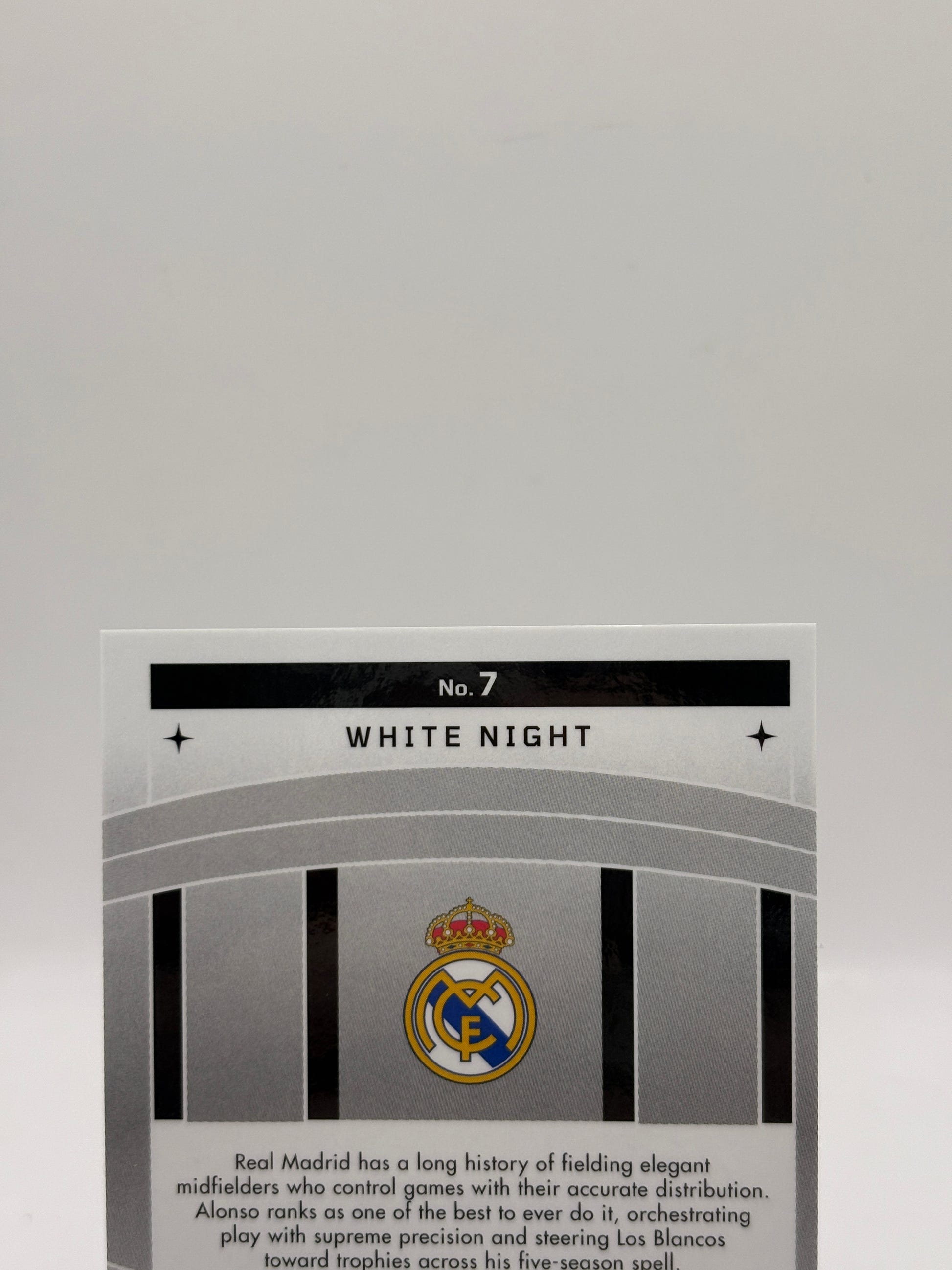 2025-26 Panini Obsidian - Xabi Alonso White Night Case Hit Real Madrid #7 SSP image 3