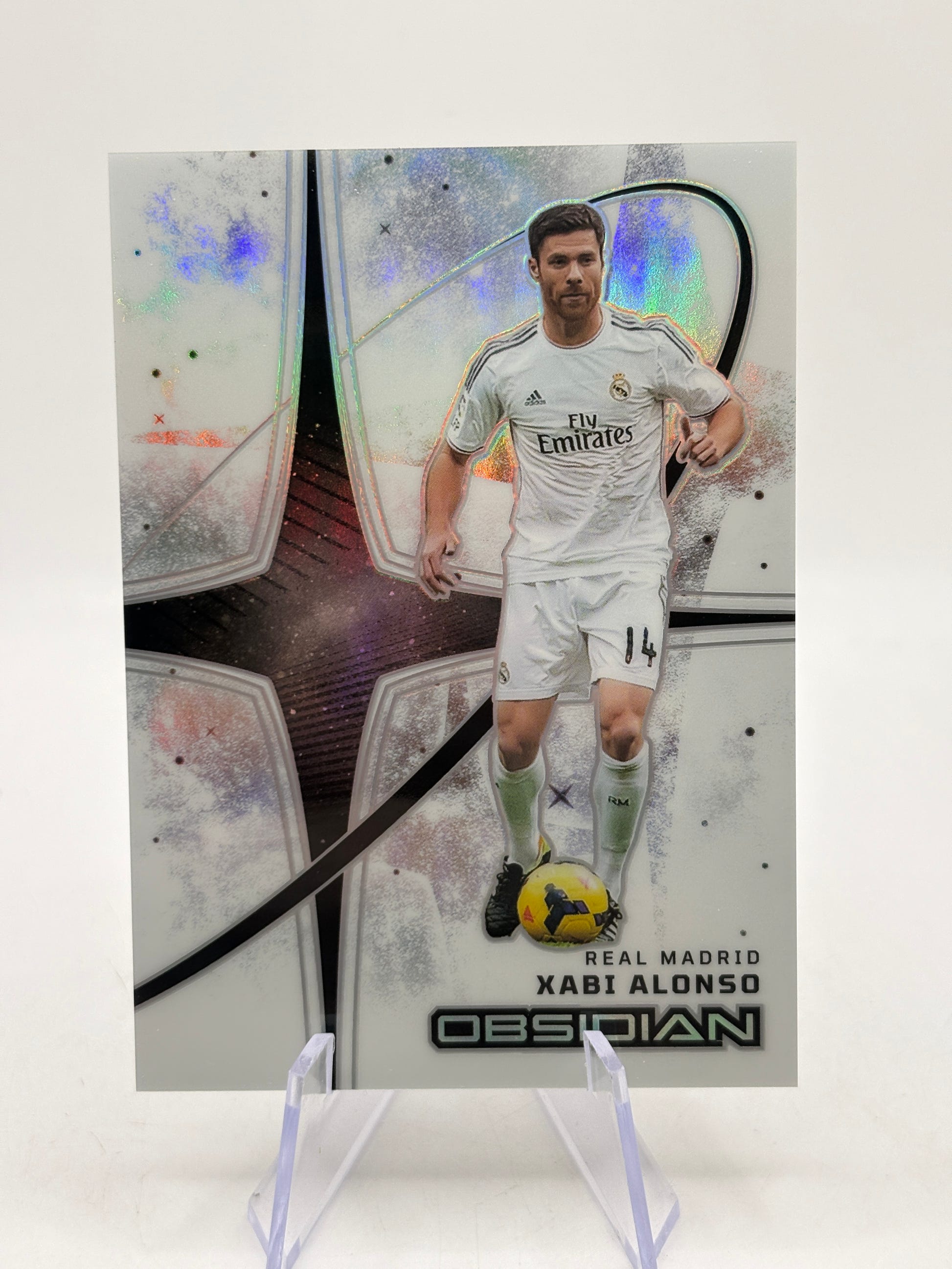 2025-26 Panini Obsidian - Xabi Alonso White Night Case Hit Real Madrid #7 SSP image 1