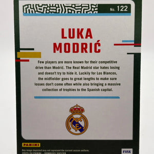 Luka Modric 2023-24 Donruss Soccer Blue Holo /49 #122 Real Madrid FRENLY BRICKS - Open 7 Days