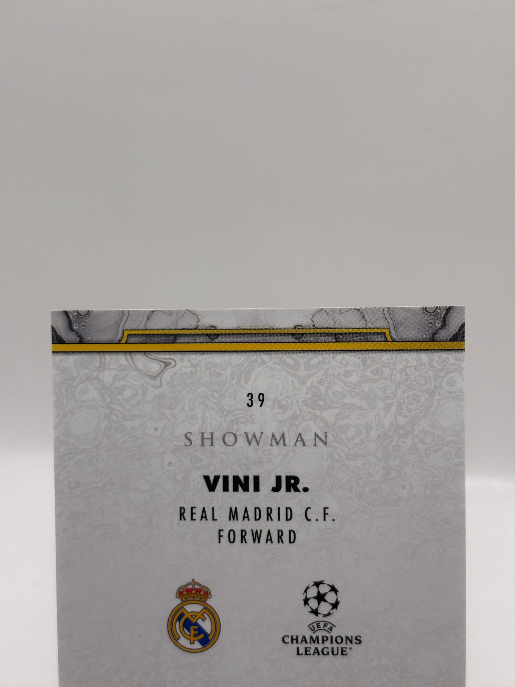 Topps Inception #39 Showman Vini Jr. 4/5 Orange Real Madrid image 3