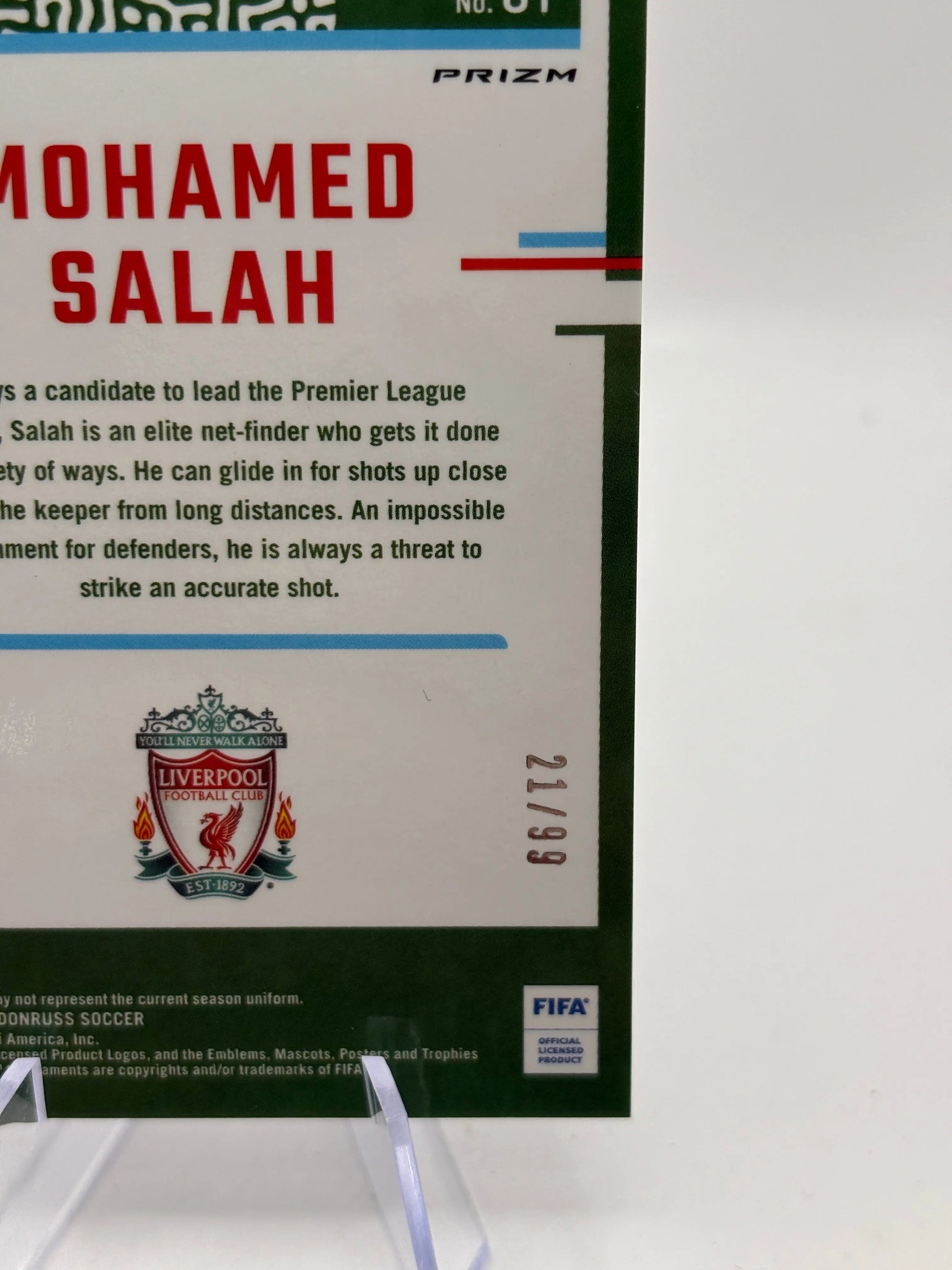 2023-24 Donruss Optic Blue Mohamed Salah /99 #81 Liverpool FRENLY BRICKS - Open 7 Days