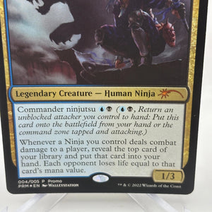 Magic The Gathering - Yuriko, The Tiger’s Shadow Promo 004/005 PRM FRENLY BRICKS - Open 7 Days