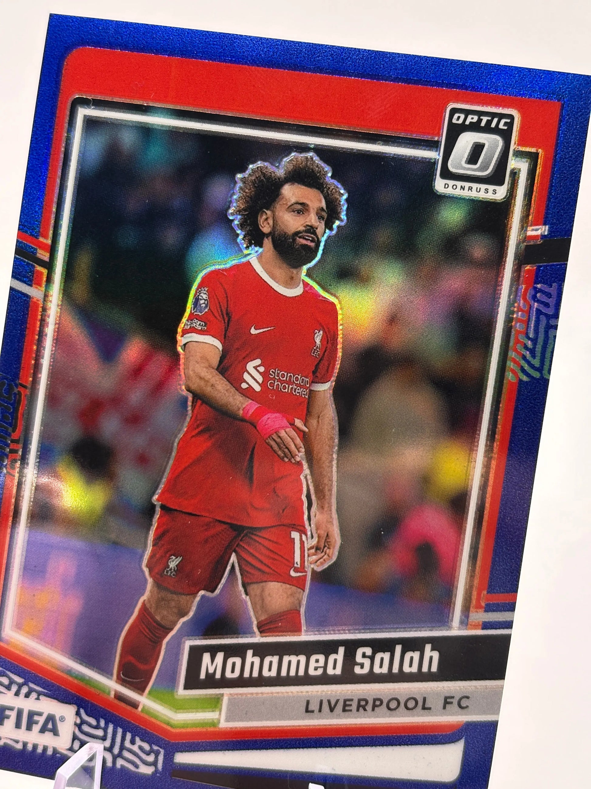 2023-24 Donruss Optic Blue Mohamed Salah /99 #81 Liverpool FRENLY BRICKS - Open 7 Days
