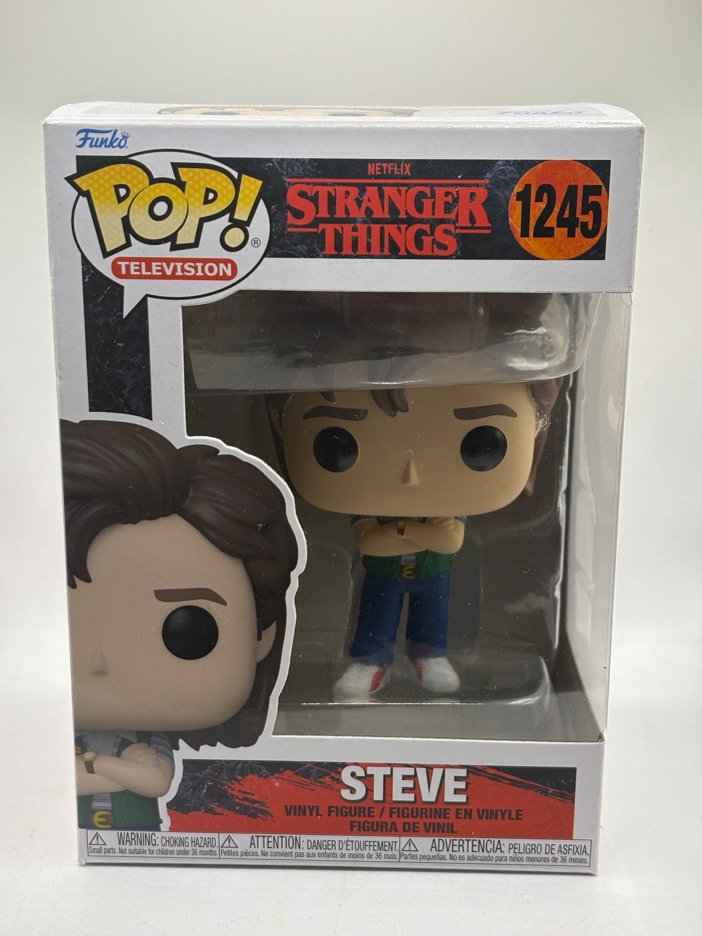 Funko POP! Television Stranger Things #1245 Steve Vinyl Figure FRENLY BRICKS - Open 7 Days