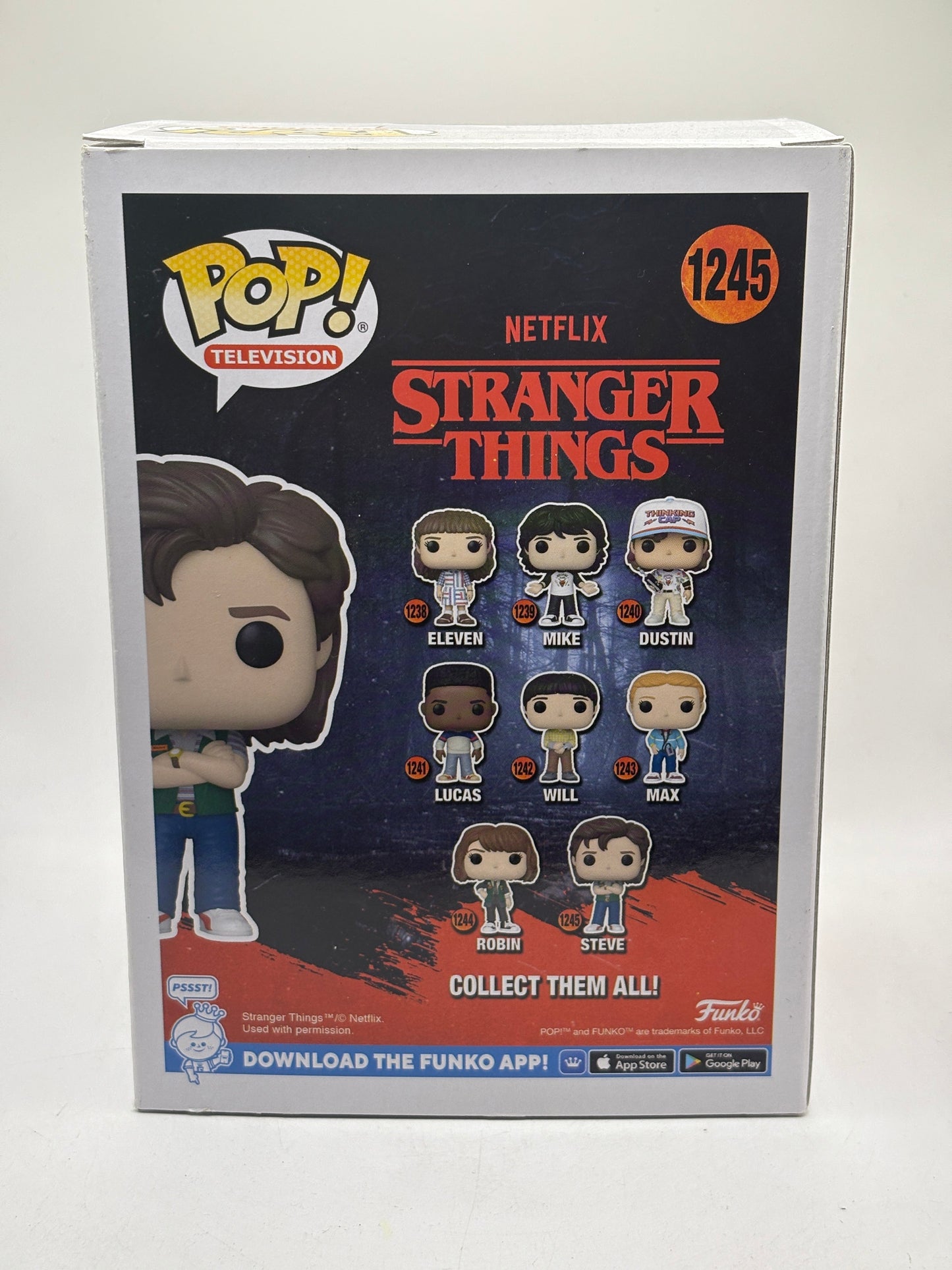 Funko POP! Television Stranger Things #1245 Steve Vinyl Figure FRENLY BRICKS - Open 7 Days