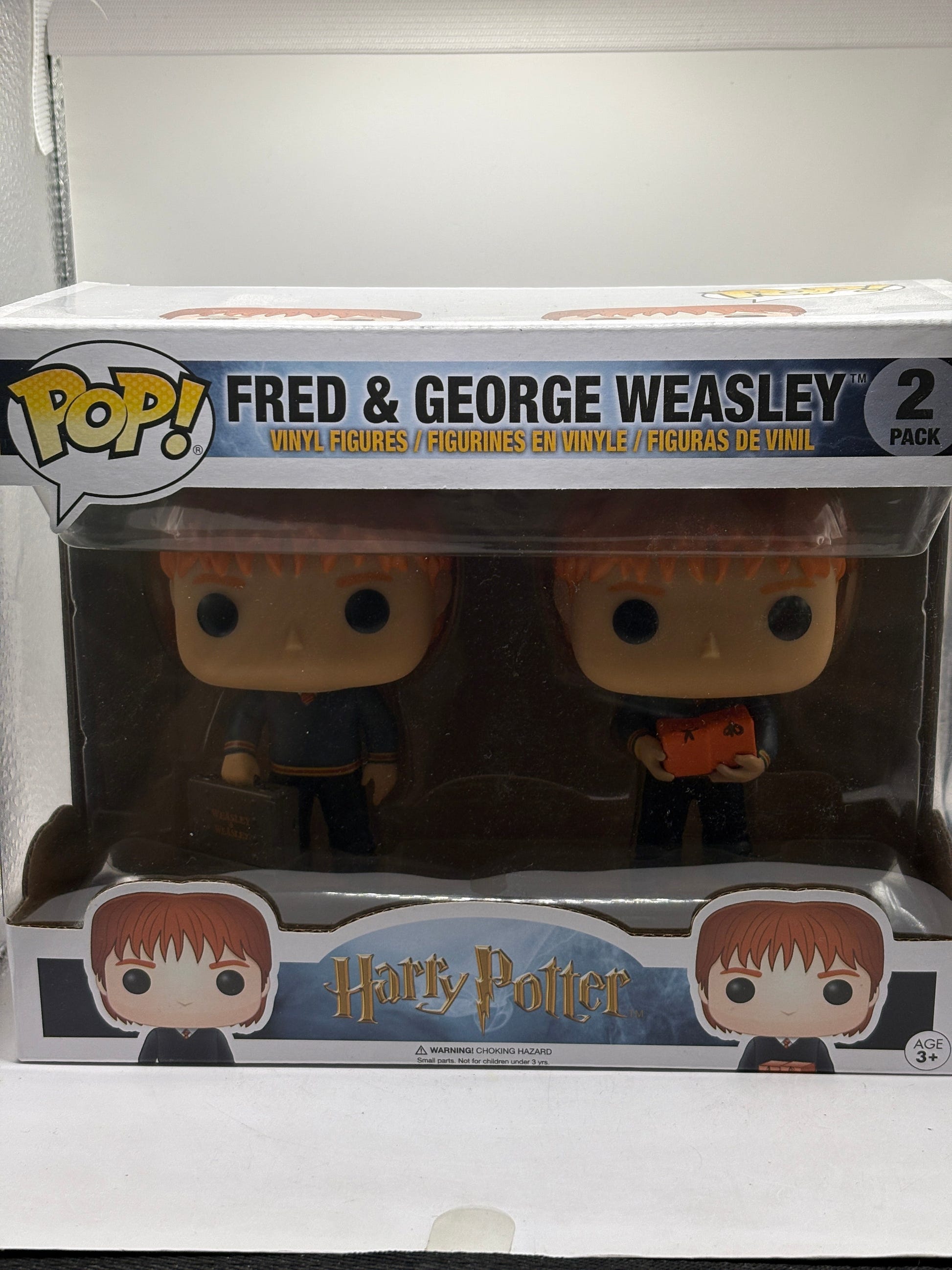 Funko POP! Harry Potter Fred & George Weasley 2 Pack FRENLY BRICKS - Open 7 Days image 1